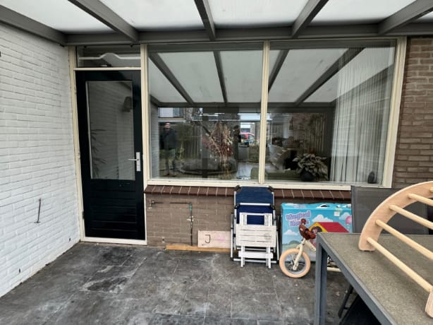 Schilderwerk deur woning Deventer na